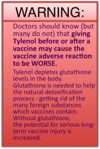 Warning Tylenol
